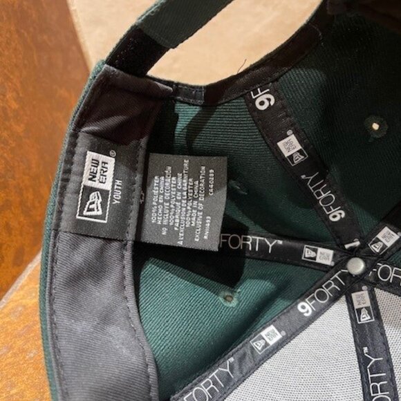 Youth Oakland A's New Era Cap Athletics Official MLB Yellow And Green - Picture 5 of 5